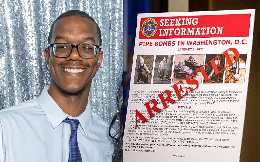 D.C. Pipe Bomb Suspect Reportedly Confesses To Investigators