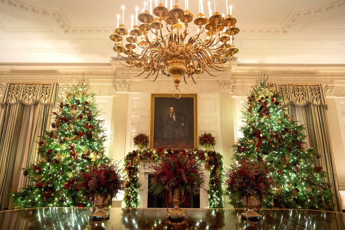 Melania Praised For ‘Impeccable’ White House Christmas Decorations After Biden’s ‘Woke Clowns’