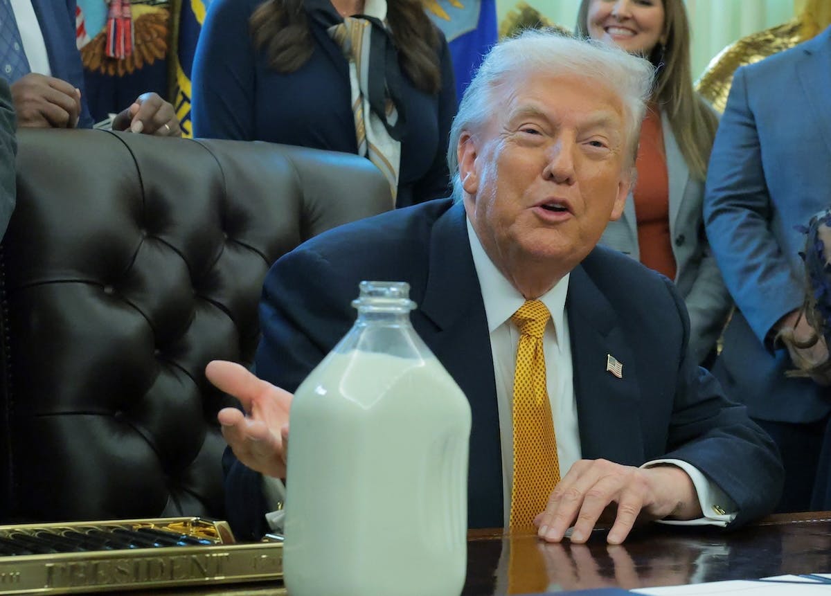 ‘The Milk Mustache Is Back’: Trump Reverses Obama-Era Ban On Whole Milk In School Lunches