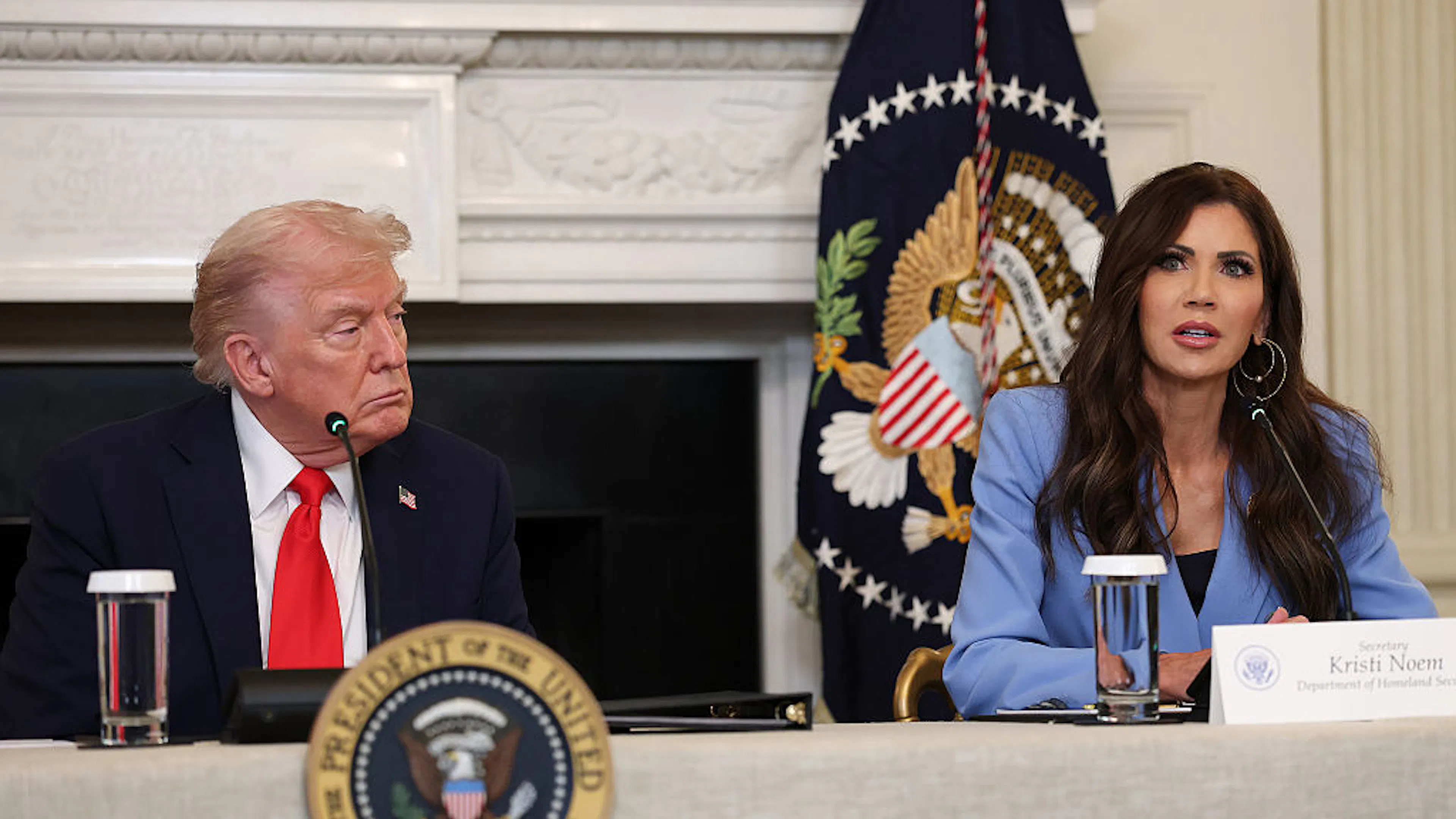 Trump Weighs In On Images Of Kristi Noem’s Husband Cross-Dressing: ‘That’s Too Bad’