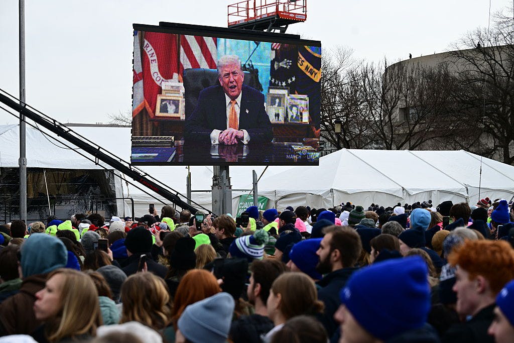 Trump At March For Life: ‘We’re Bringing Back Faith In America’