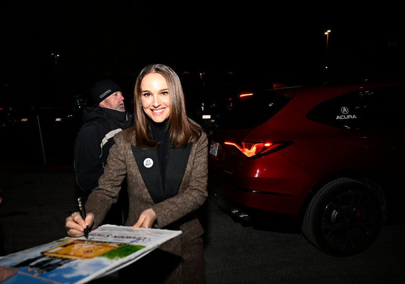 PARK CITY, UTAH - JANUARY 24: Natalie Portman attends the 2026 Sundance Film Festival on January 24, 2026 in Park City, Utah. (Photo by Bryan Steffy/GC Images)