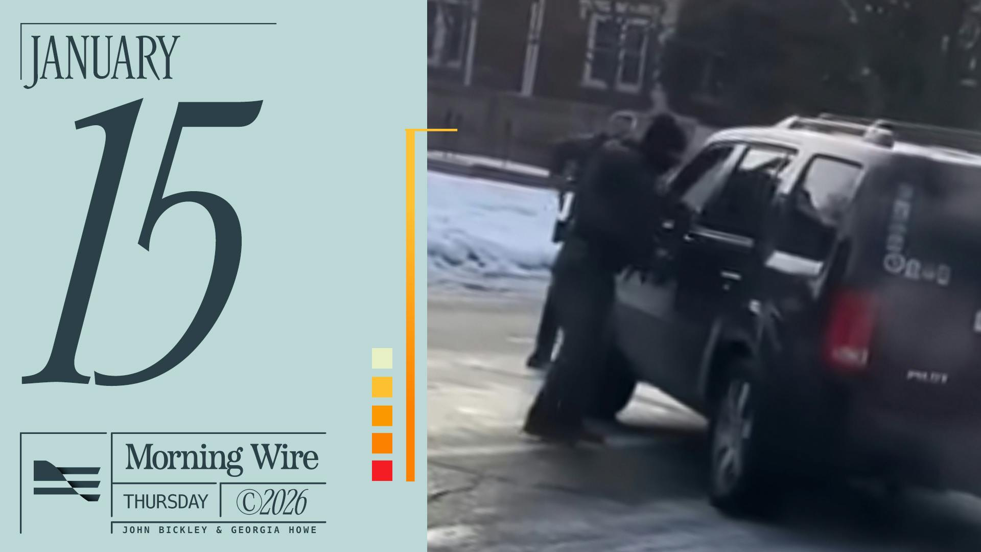 Morning Brief: ICE Agent ‘Ambushed,’ New Details In Renee Good Case, & The Clintons Duck Congress