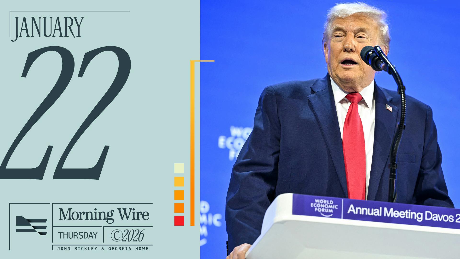 Morning Brief: Davos Gets Trumped, Sports Reporter Jumps In Senate Race, & Jack Smith Faces Congress