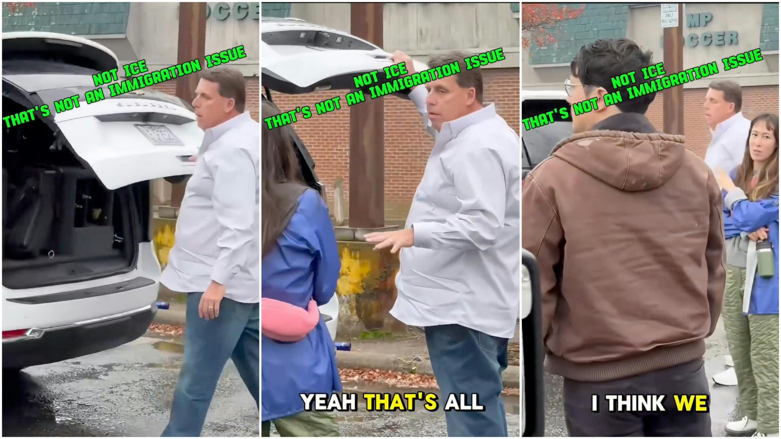 Minneapolis Protesters Force Random White Guy To Prove He’s Not ICE