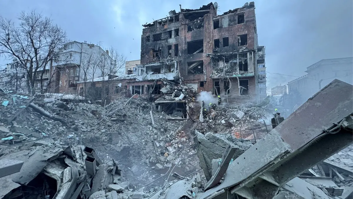 Russian Strike On Ukraine’s Kharkiv Kills Two, Injures 25; Moscow Denies Attack Took Place