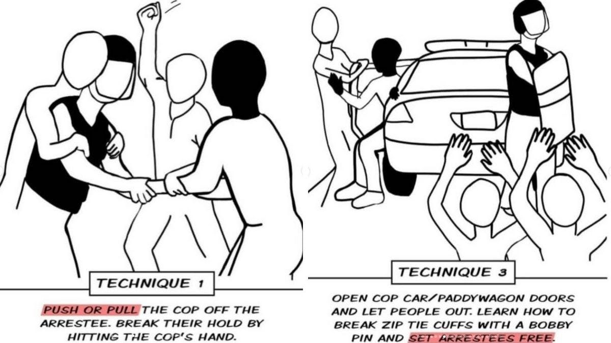 Radical Minnesota ICE Watch Groups Instruct ‘White Folks’ To Break Black Detainees Out Of Cop Cars