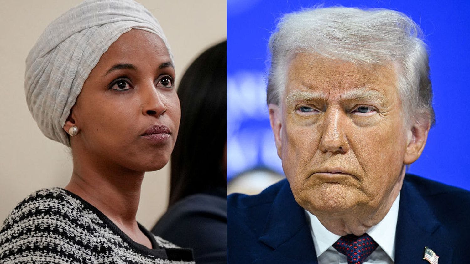 Trump Says ‘Fraud’ Ilhan Omar ‘Probably Had Herself Sprayed’