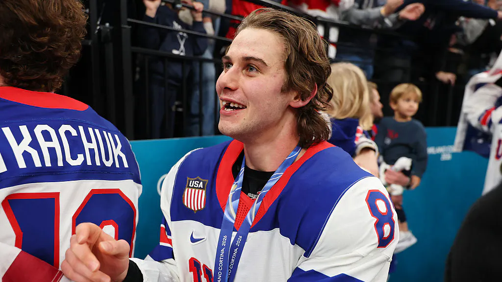 Gold, Lost Teeth, And A True-Grit American Moment From Jack Hughes