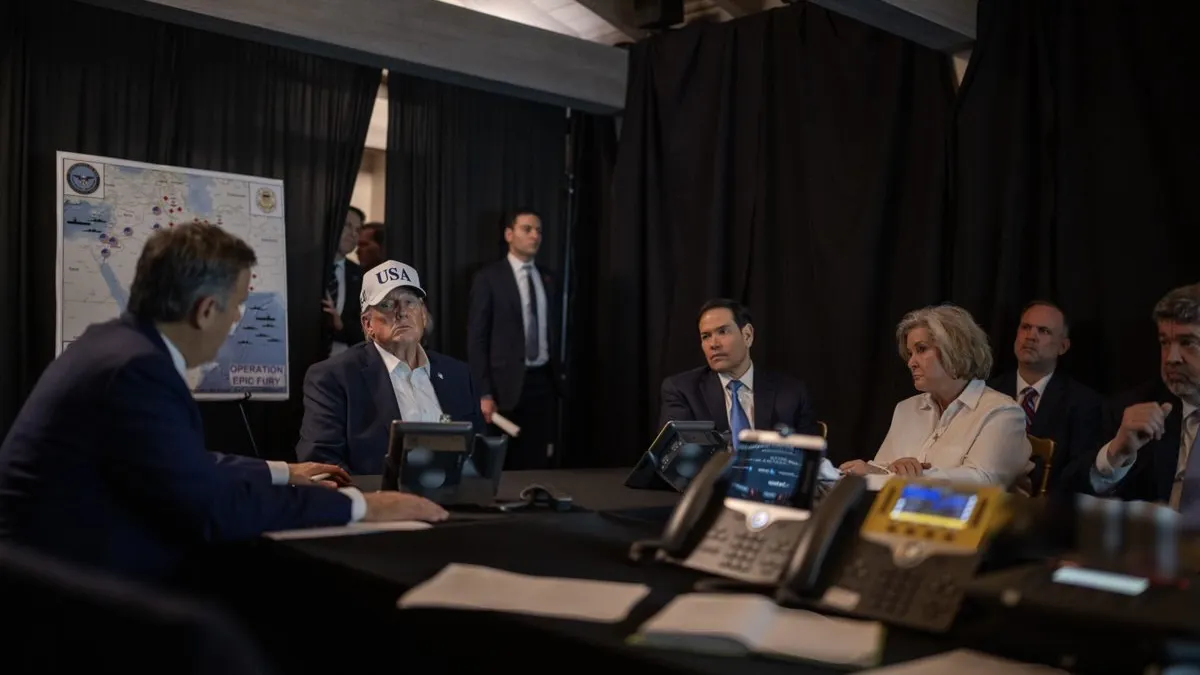 SEE IT: War Room Pictures Show Trump Unleashing ‘Operation Epic Fury’ From Mar-A-Lago Situation Room