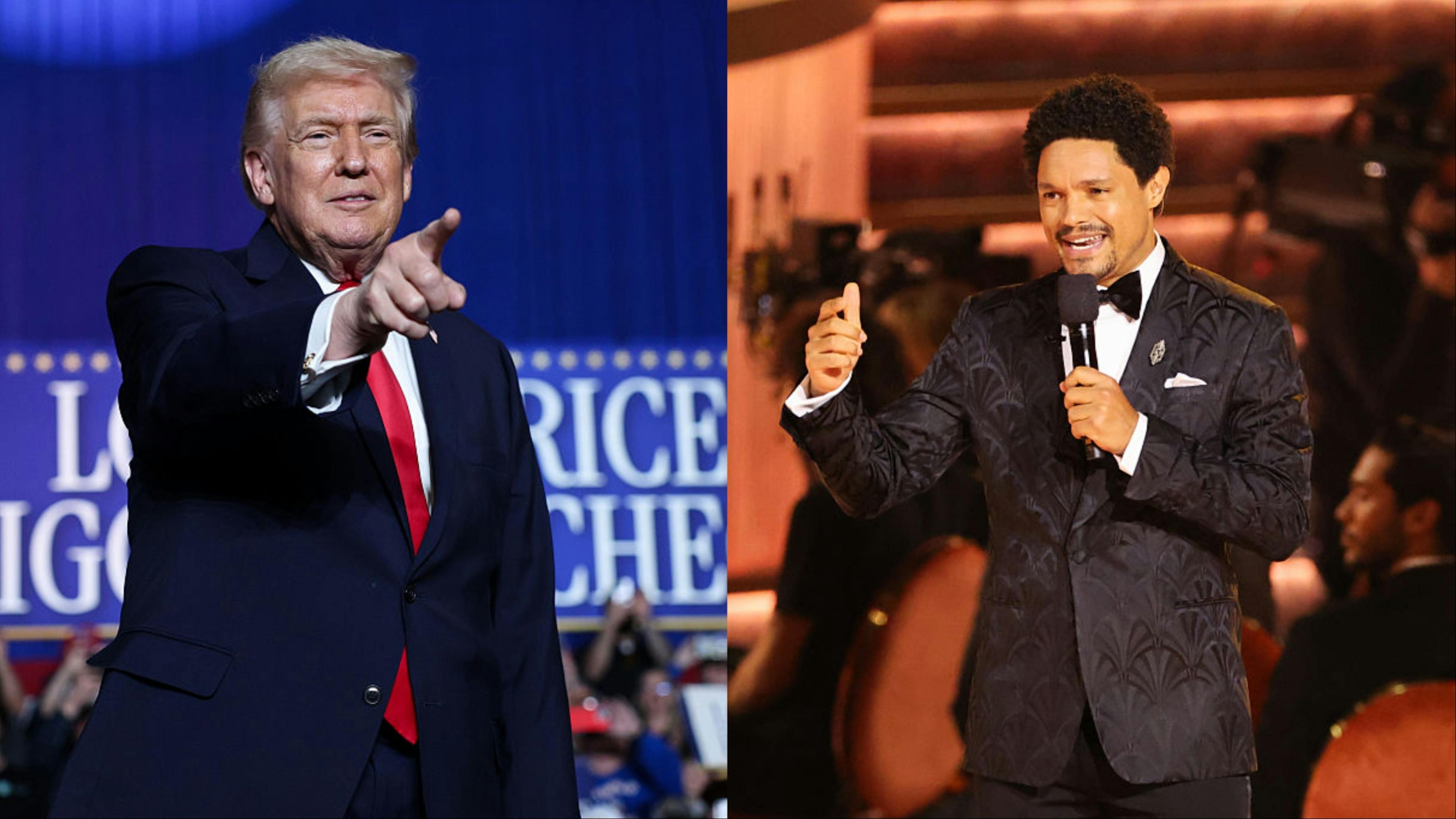 Trump Rips ‘Total Loser’ Trevor Noah Over Grammys Epstein Joke, Threatens Lawsuit