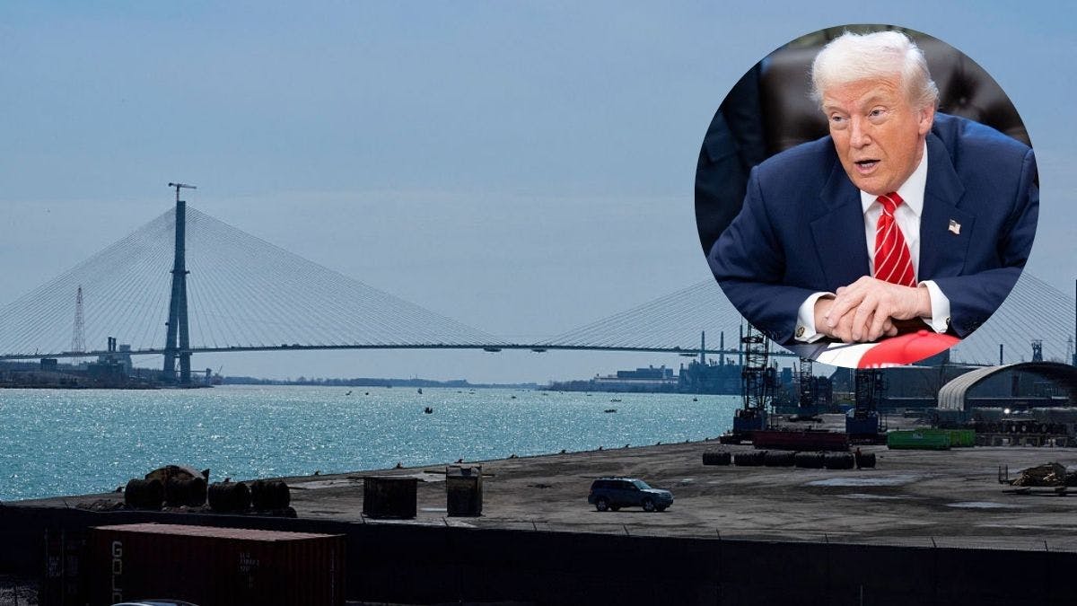 Trump Rips Canada, Threatens To Shut Down Grand Opening Of Bridge Connecting Ontario To Michigan