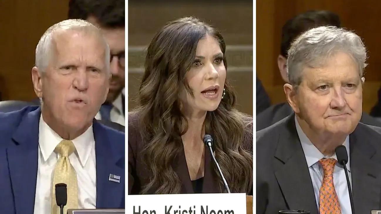 Noem Pressed As Republican Senators Demand Answers In Heated Senate Hearing