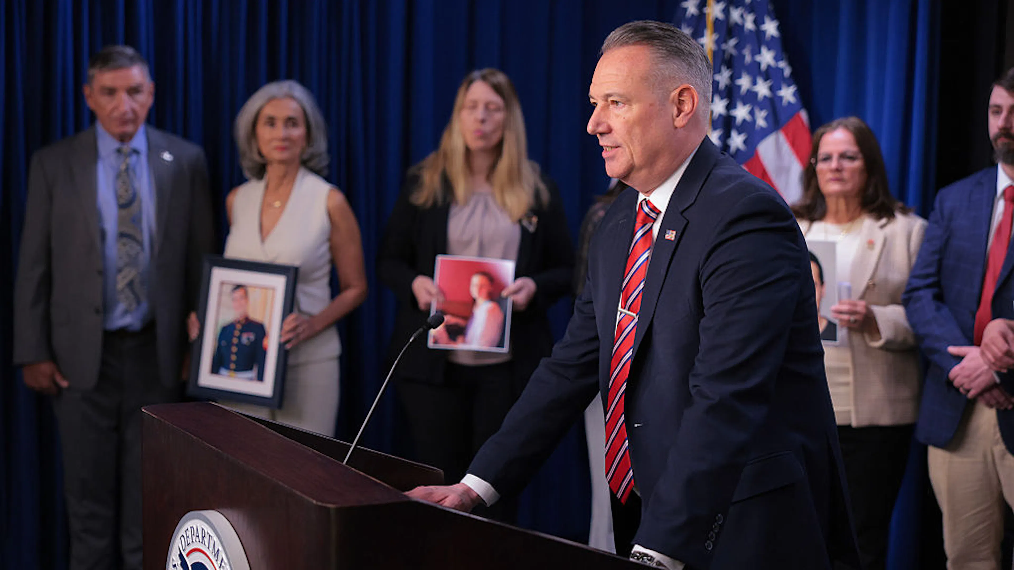 ICE Director Honors Angel Families, Slams ‘Nazi’ Smears