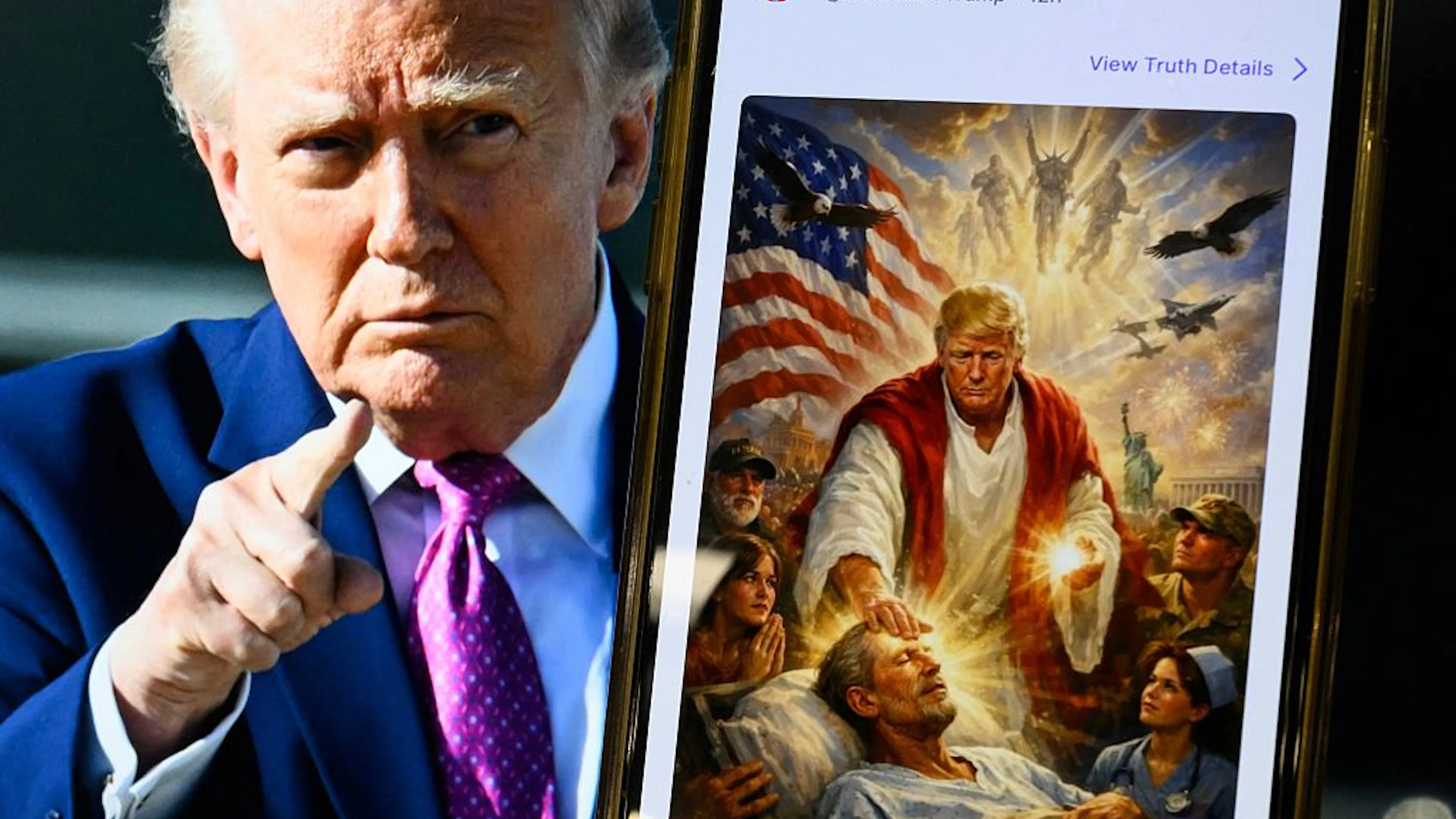 Trump Offers First Public Explanation Of Jesus Post