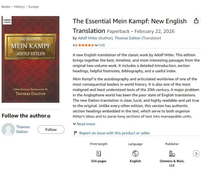 Amazon.com screenshot.