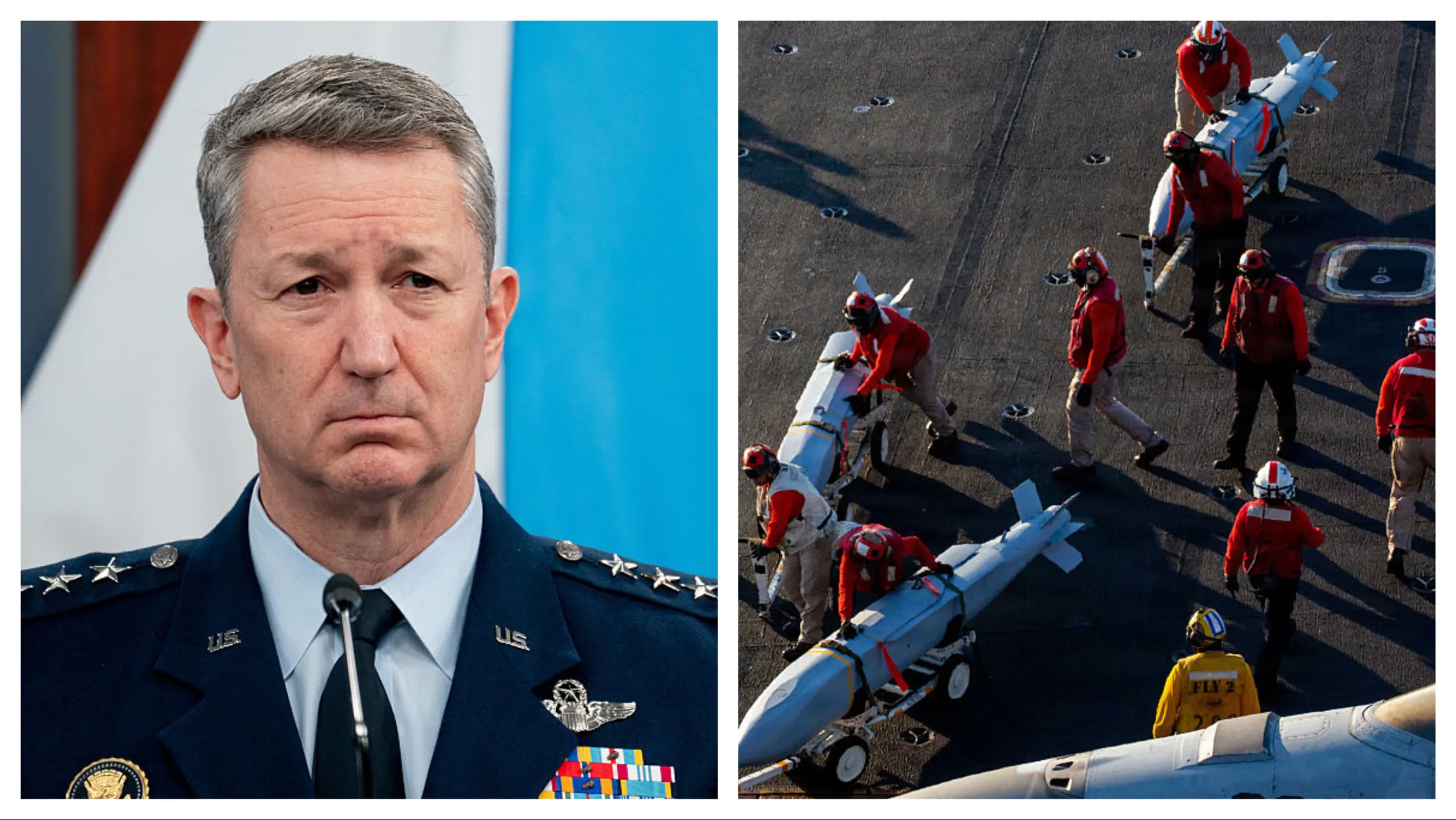 WATCH: Dan Caine Delivers Powerful Tribute To U.S. Sailors Fighting The War