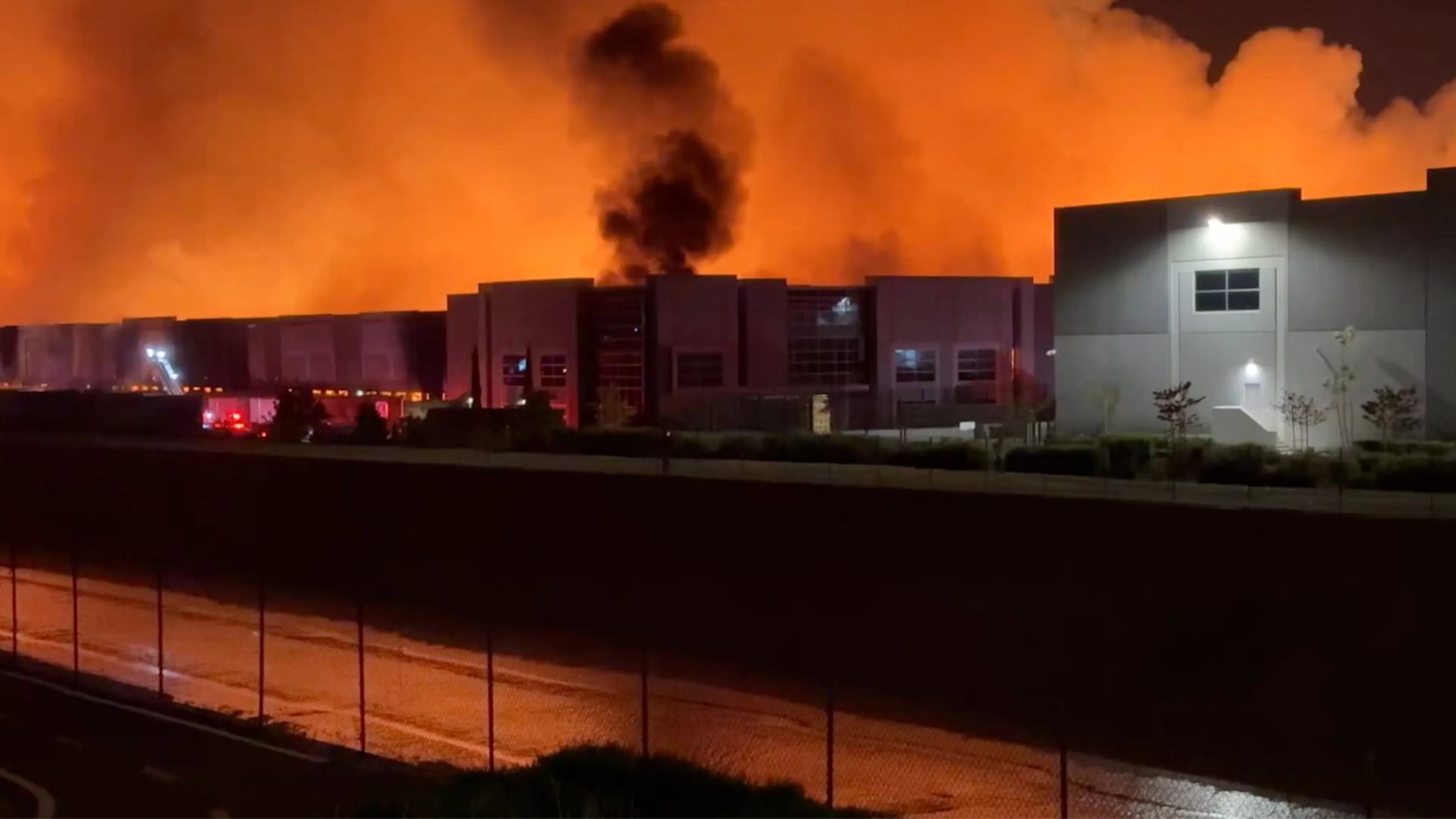 Massive California Warehouse Destroyed In Suspected Arson Attack