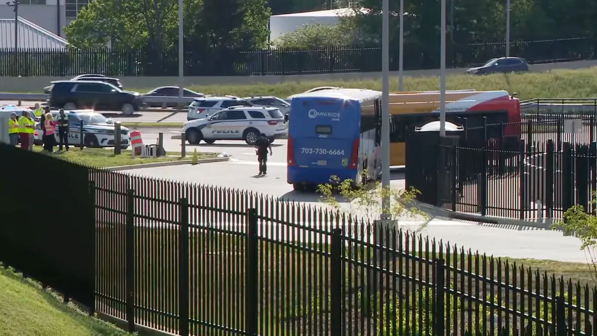 WATCH: Buses Crash Head-On Near Pentagon, Department Of War Personnel Injured