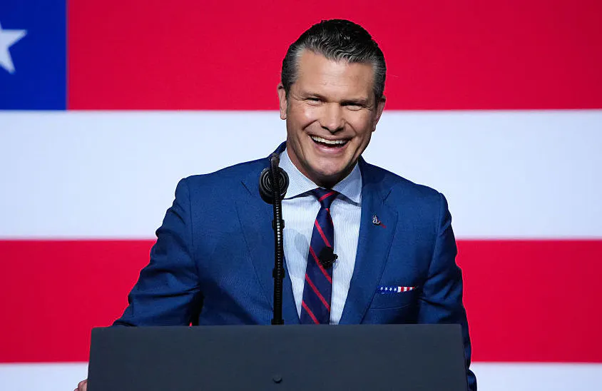 WATCH: Pete Hegseth Recreates Trump Pep Talk Word-For-Word