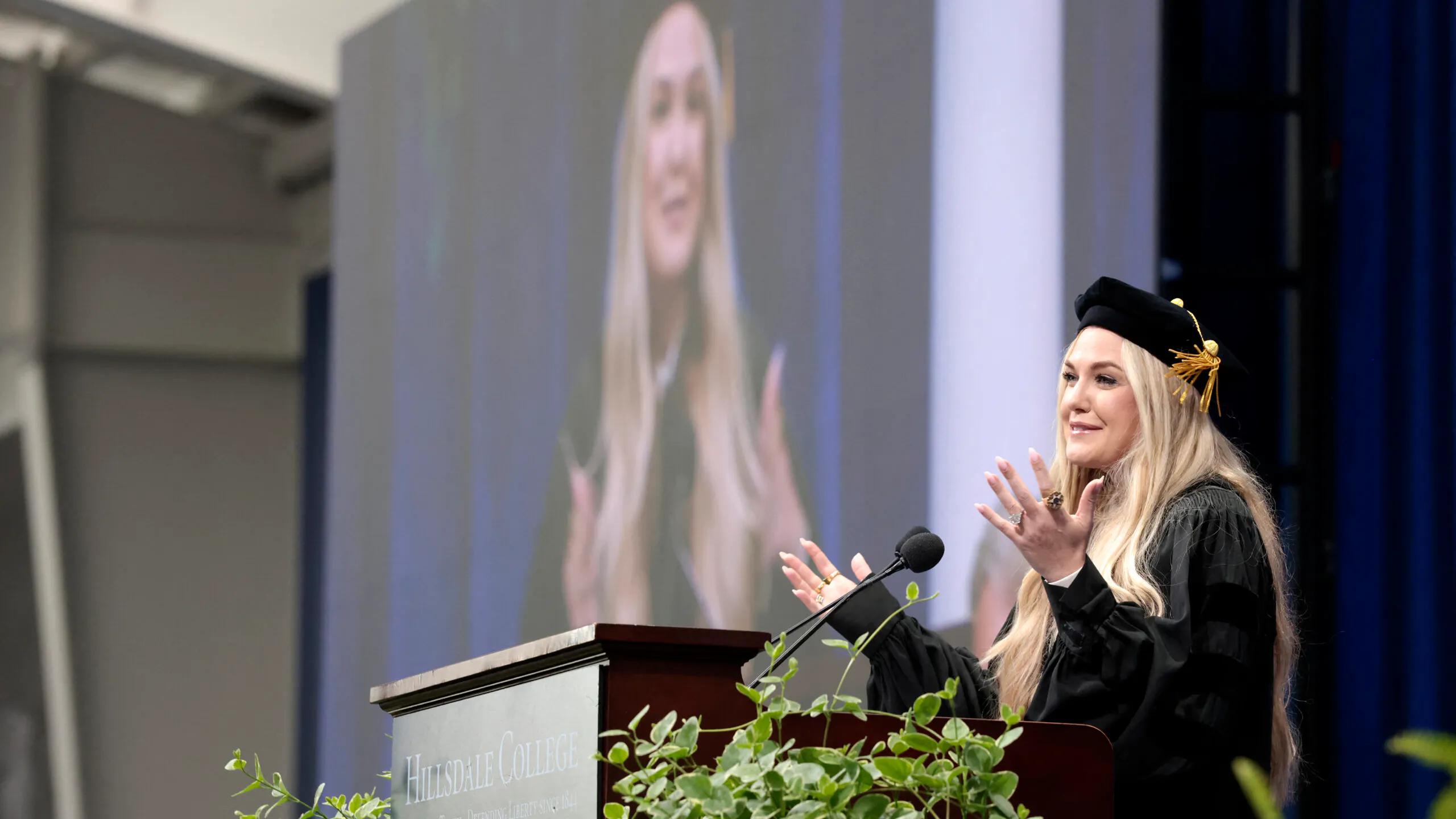 The Emotional Challenge Erika Kirk Delivers To Graduates About Charlie’s Legacy