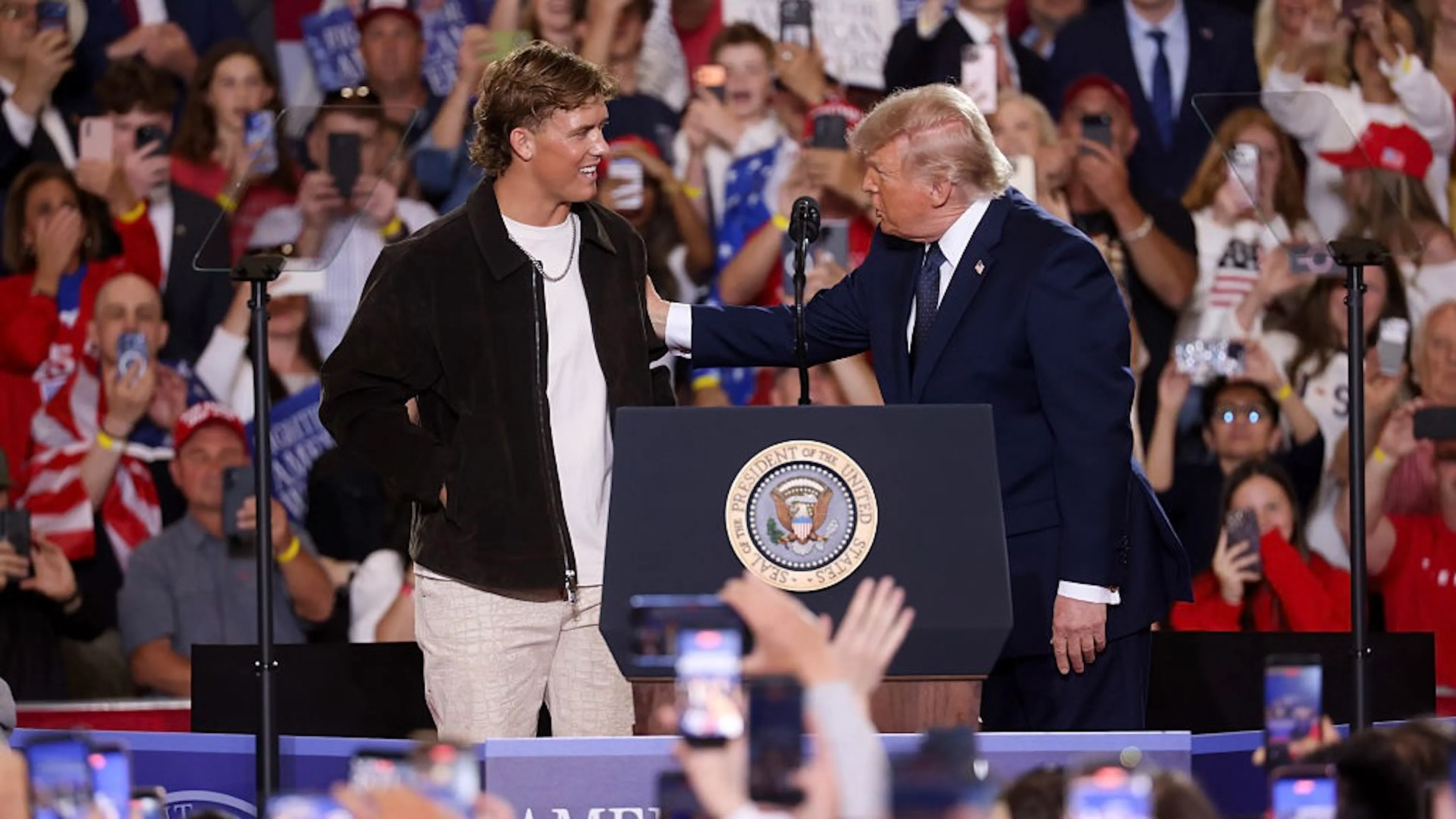 NFL’s Jaxson Dart Gives First Response To Trump Rally Backlash