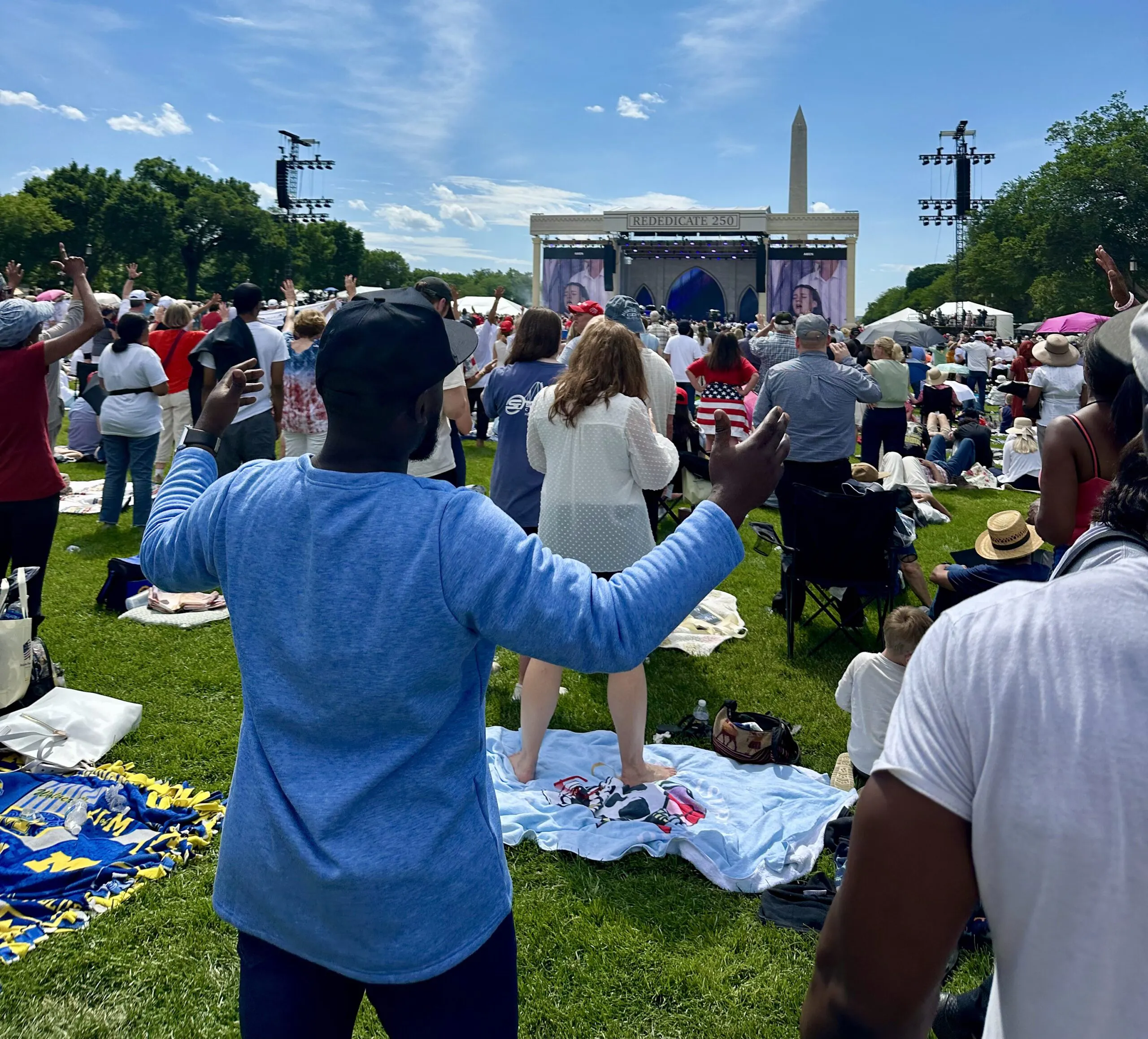 Thousands Of Christians Fill National Mall For Prayer Service Celebrating America’s Faith Heritage