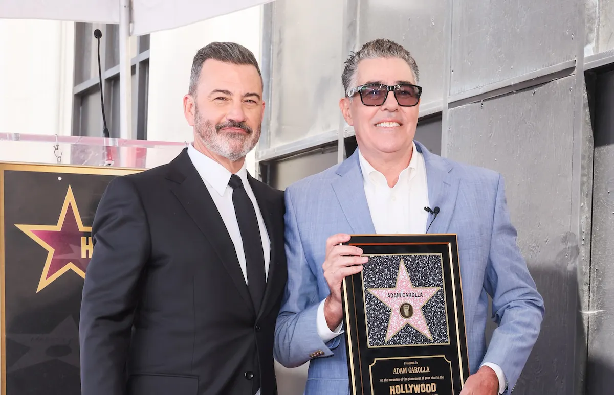 Jimmy Kimmel Chokes Up During Adam Carolla’s Big Hollywood Moment