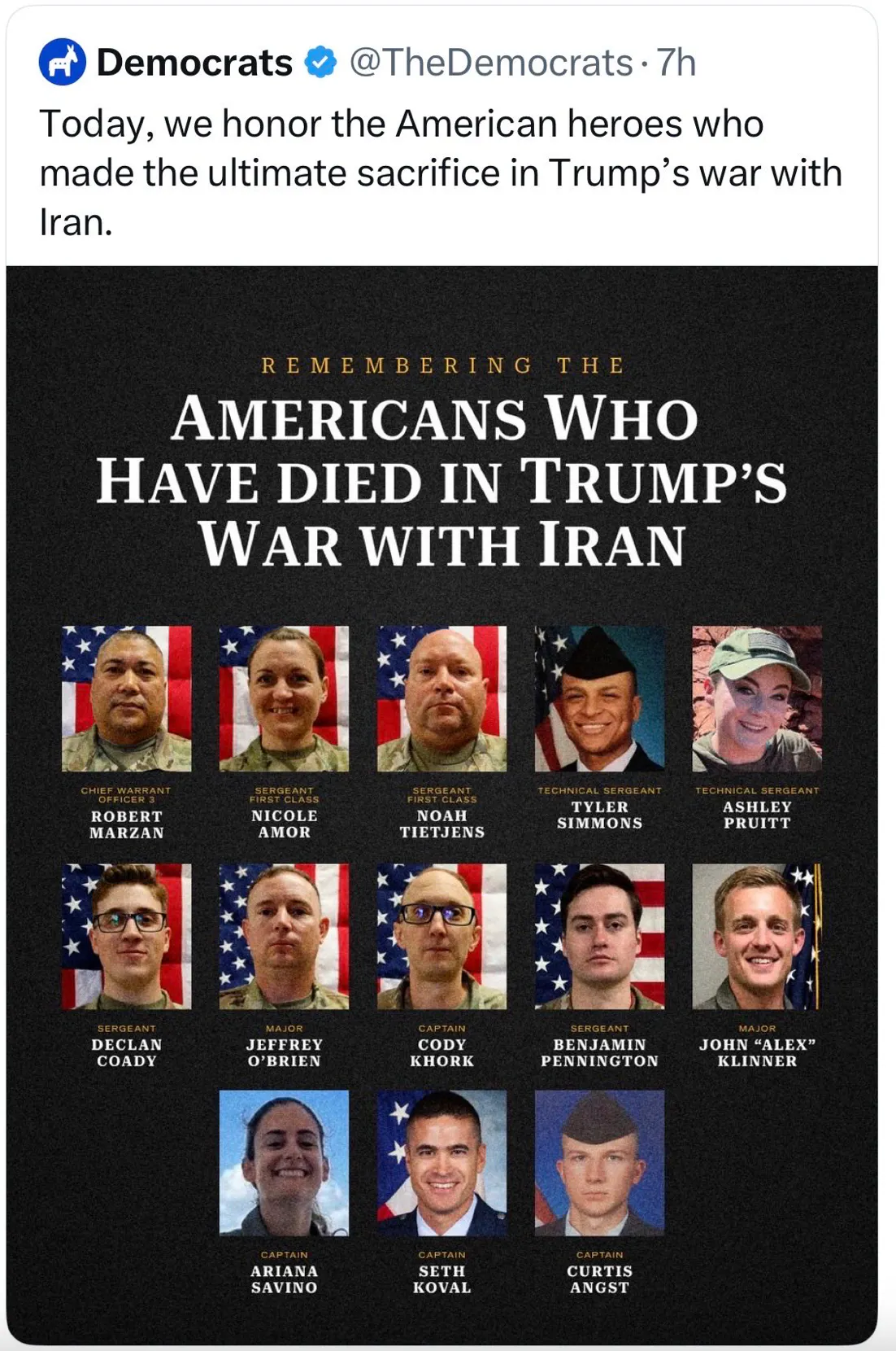 Dems Delete Memorial Day Post That Used Fallen Heroes To Attack Trump