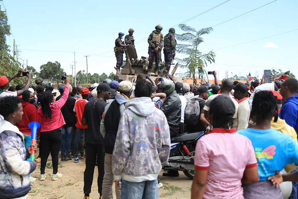 Hundreds Of Africans Swarm Military Base Where U.S. Wants To Quarantine Ebola Patients