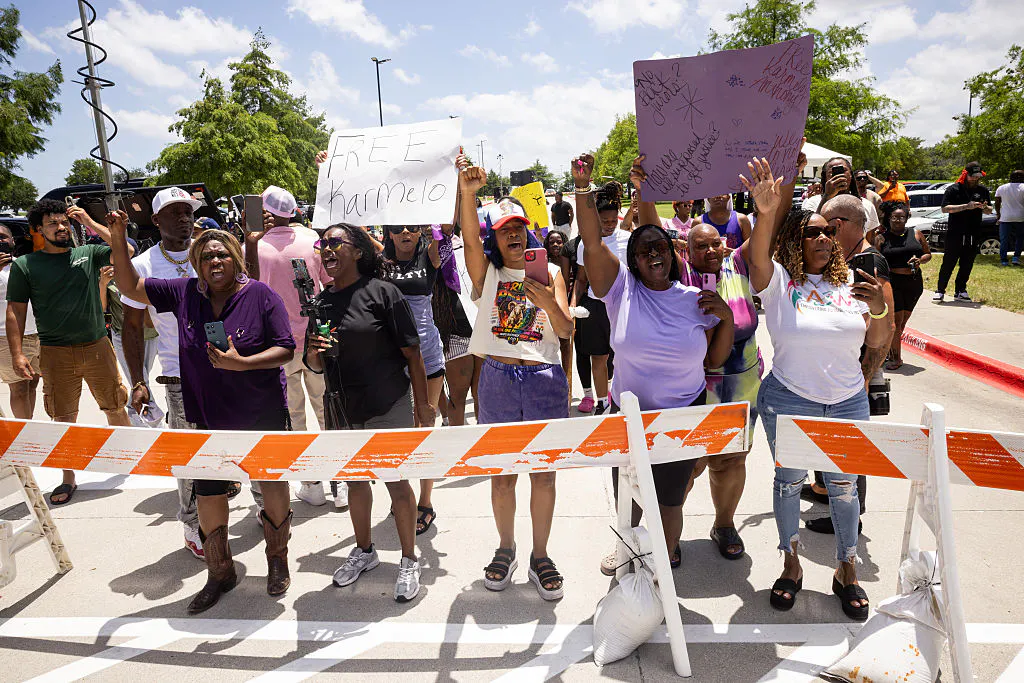 ‘F*ck Austin!’: Karmelo Anthony Supporters Harass, Threaten Friends Of Slain Teen Outside Courthouse