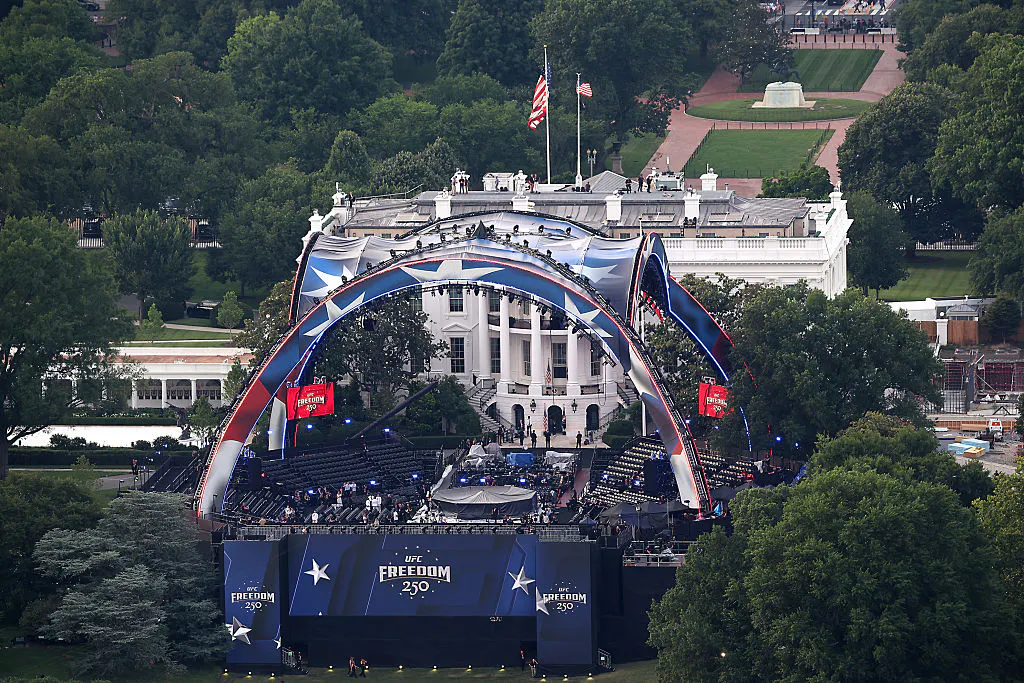 White House UFC Fights Delayed As Storms Threaten