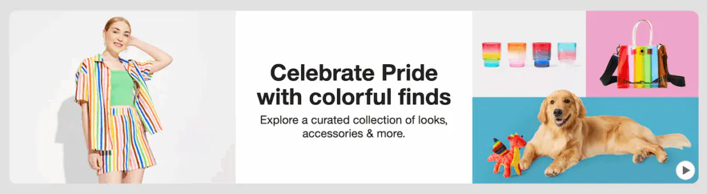 Target homepage