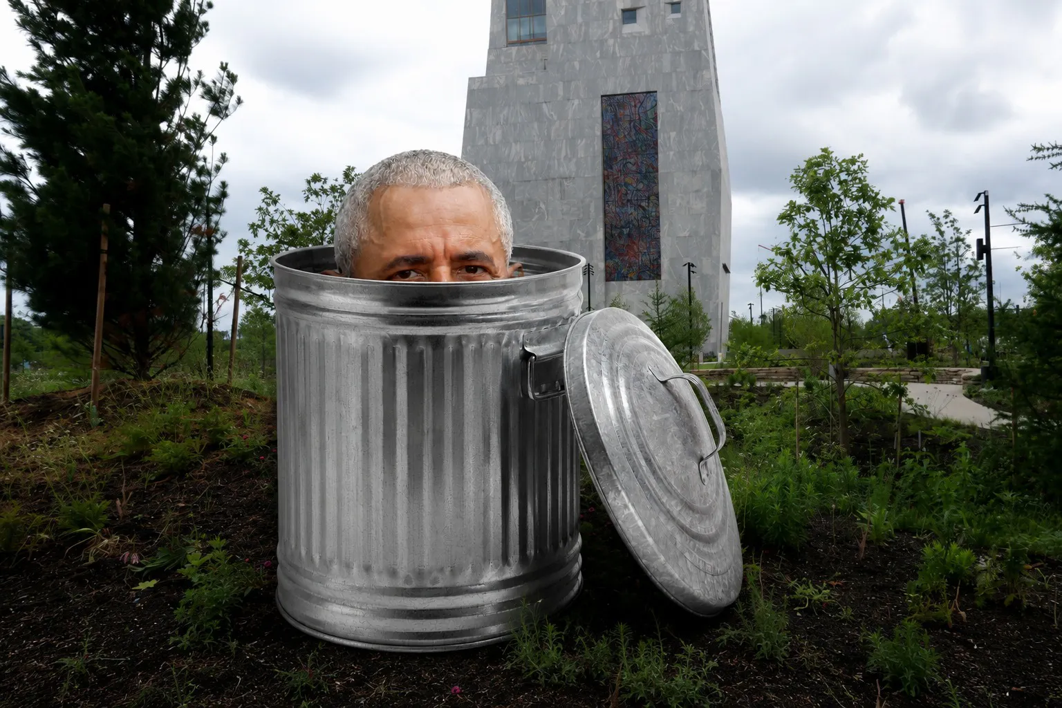 What Obama’s Giant Trash Bin Says About His Legacy