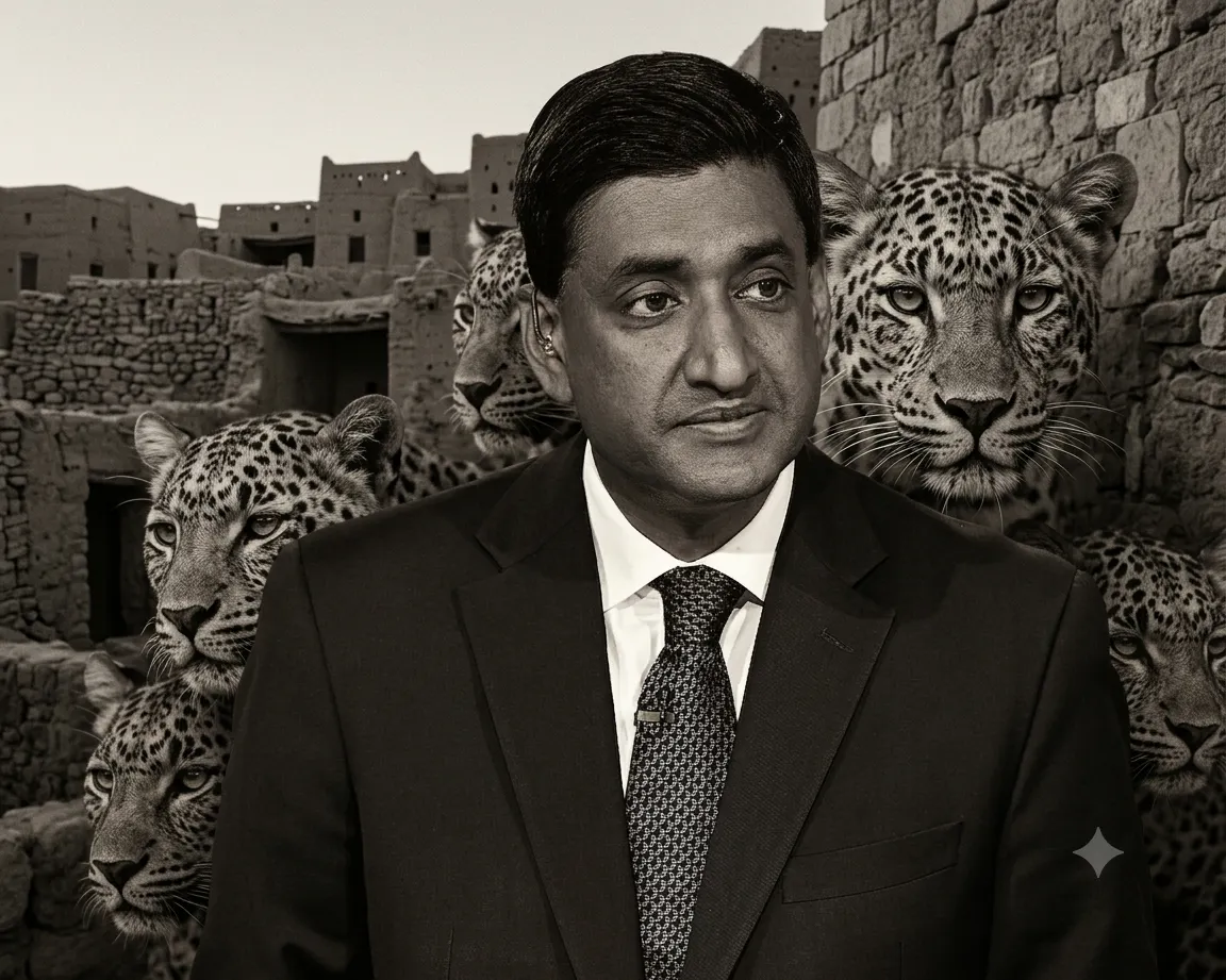Ro Khanna’s Unfortunate Encounter With Face-Eating Leopards