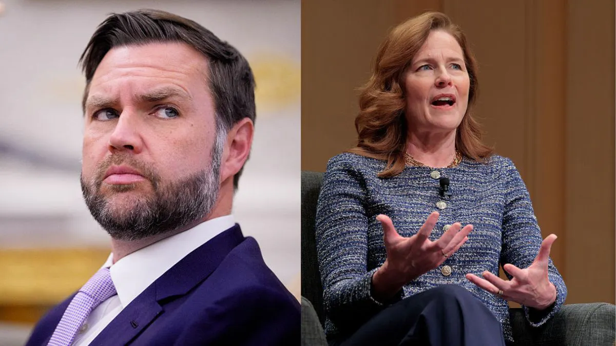 Daily Wire Asks JD Vance If He’s Angry With Barrett Over SCOTUS Loss