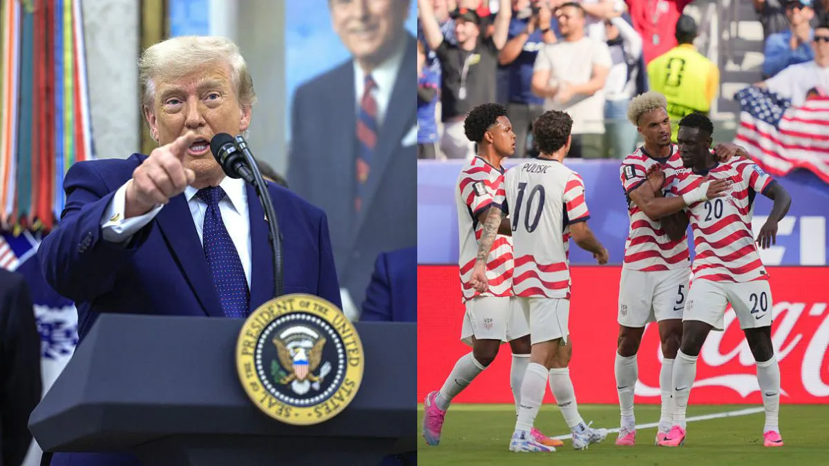 Trump Describes His Call With FIFA President Before Last-Minute Decision On U.S. Suspension