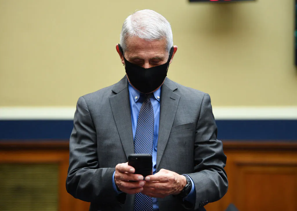 Fauci’s COVID Phone Turned Over To Senate Panel Ahead Of Contempt Vote
