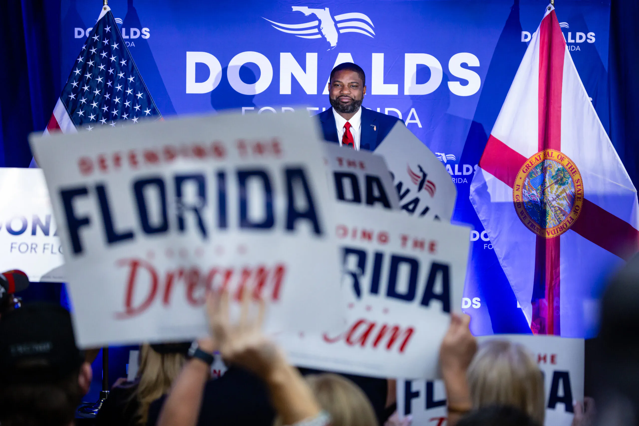 Byron Donalds Cruises To Victory In Fight To Succeed DeSantis As Florida Governor