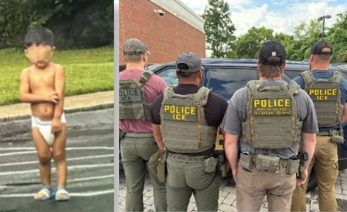 EXCLUSIVE: Heroic ICE Officers Rescue 2-Year-Old Roaming The Streets Alone