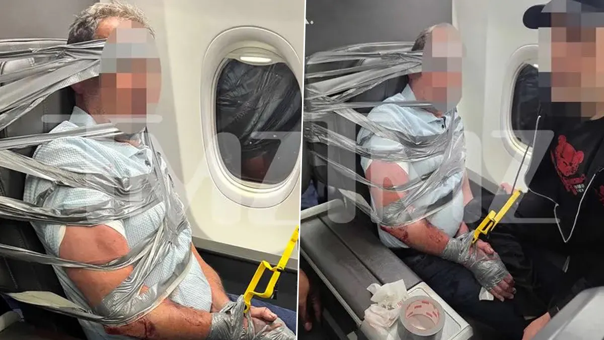 Airline Passenger Duct-Taped To Seat ‘Like A Mummy’ After Boozy Racial Tirade