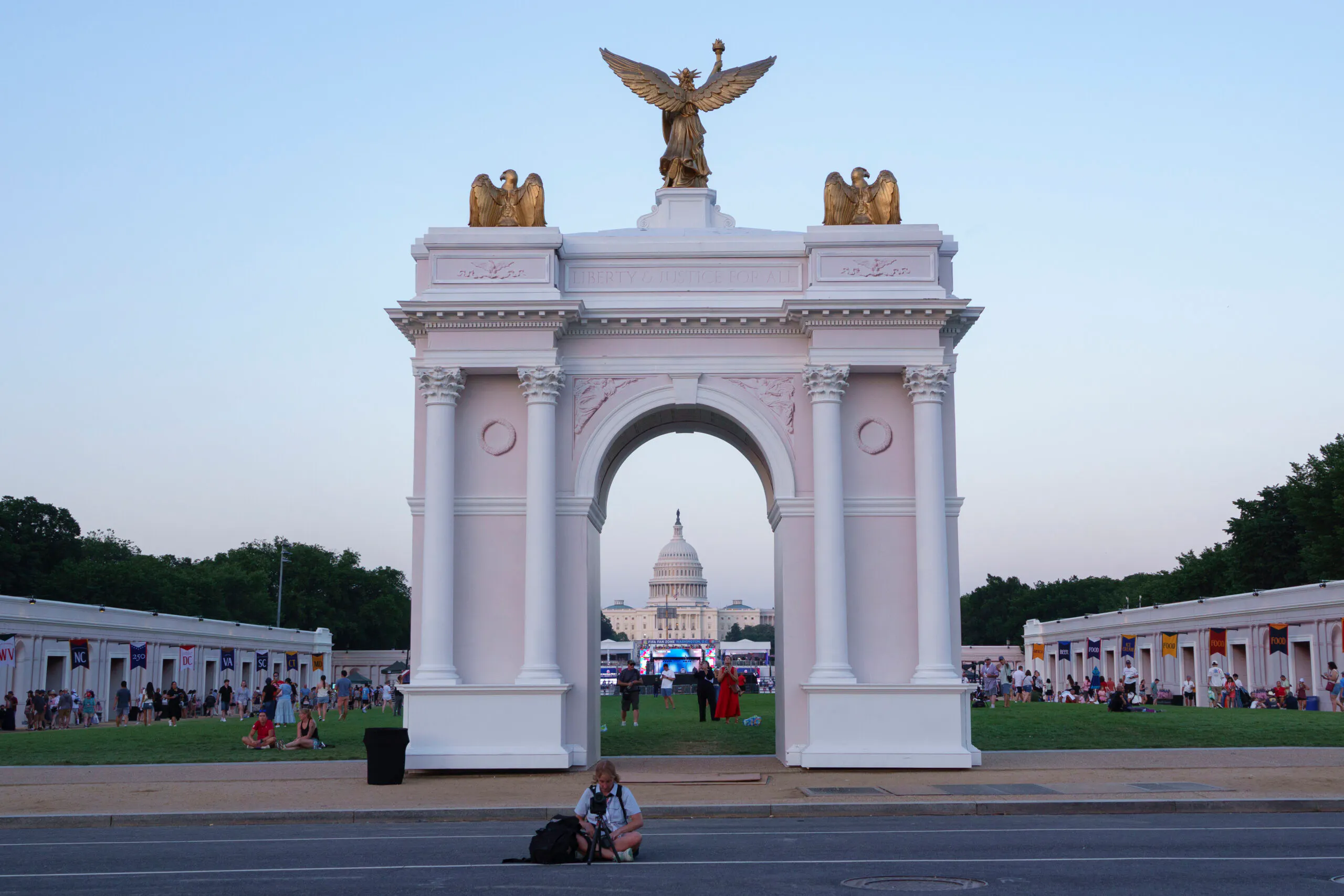 Trump Says Triumphal Arch Will Double As ‘Top Grade Military Complex’