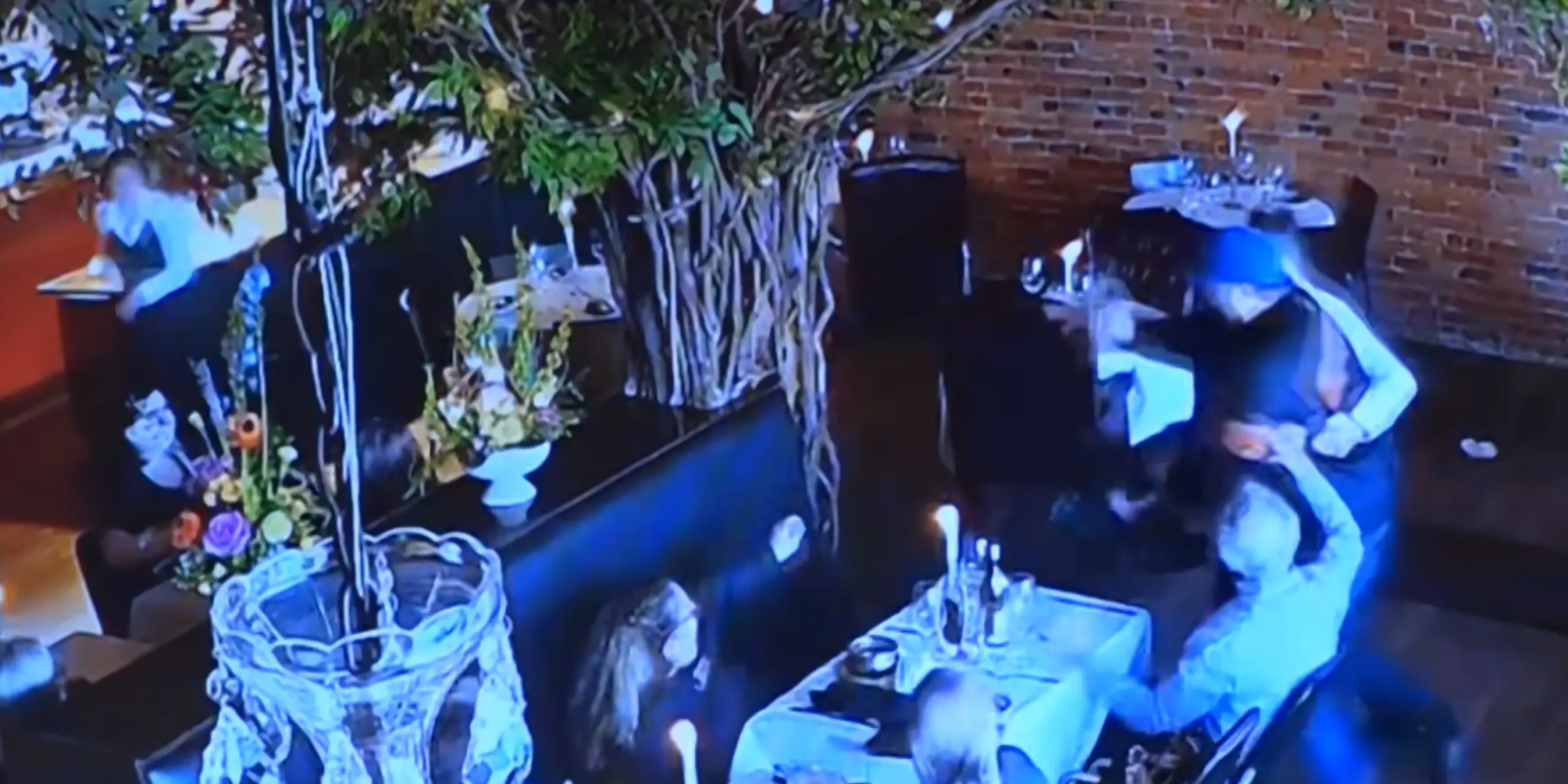 WATCH: Hero Waiter Tackles Ex-Husband As He Tries To Pull Trigger