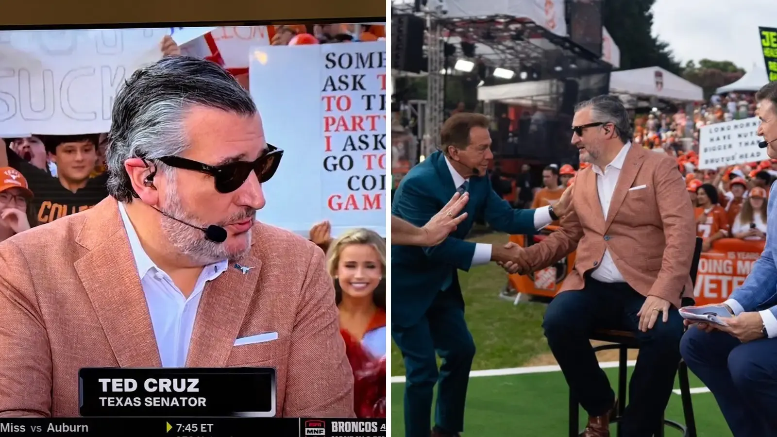 Ted Cruz Got Booed On ESPN, But College GameDay’s Audience Didn’t Flinch Amid Media Outrage