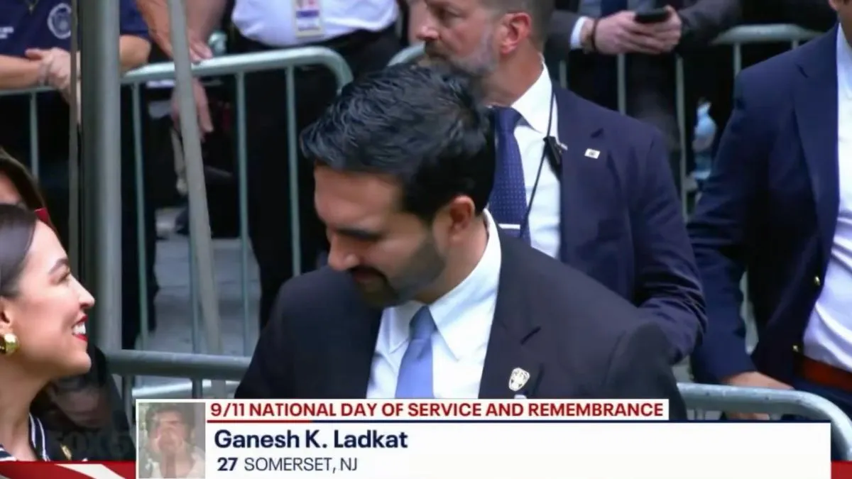 Disgusting Moment AOC And Mamdani Laugh During Most Somber Part Of 9/11 Memorial