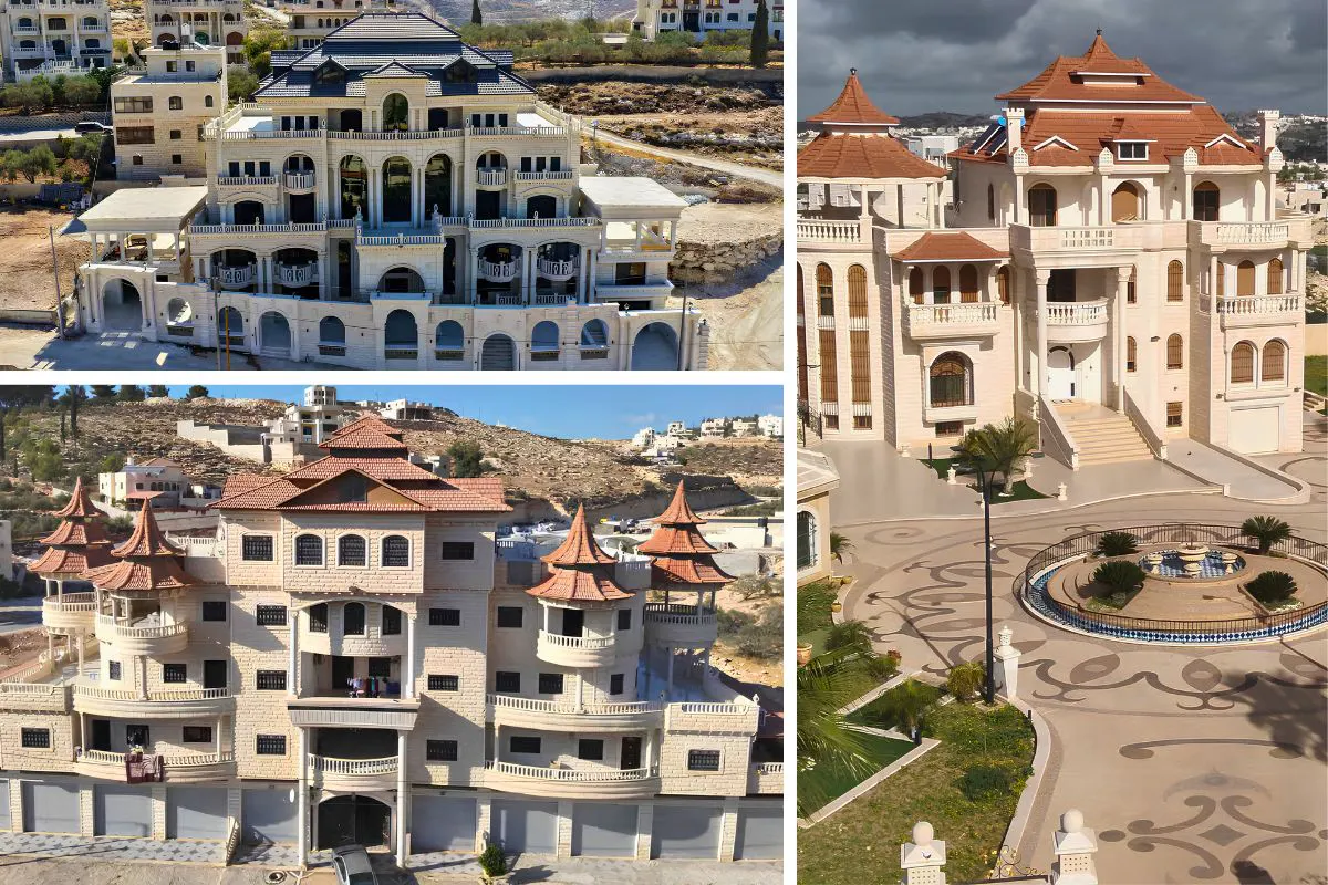 Pimp My Palestinian Palace: West Bank Mansions Decked Out With Gaudy Marble Staircases, Private Pools