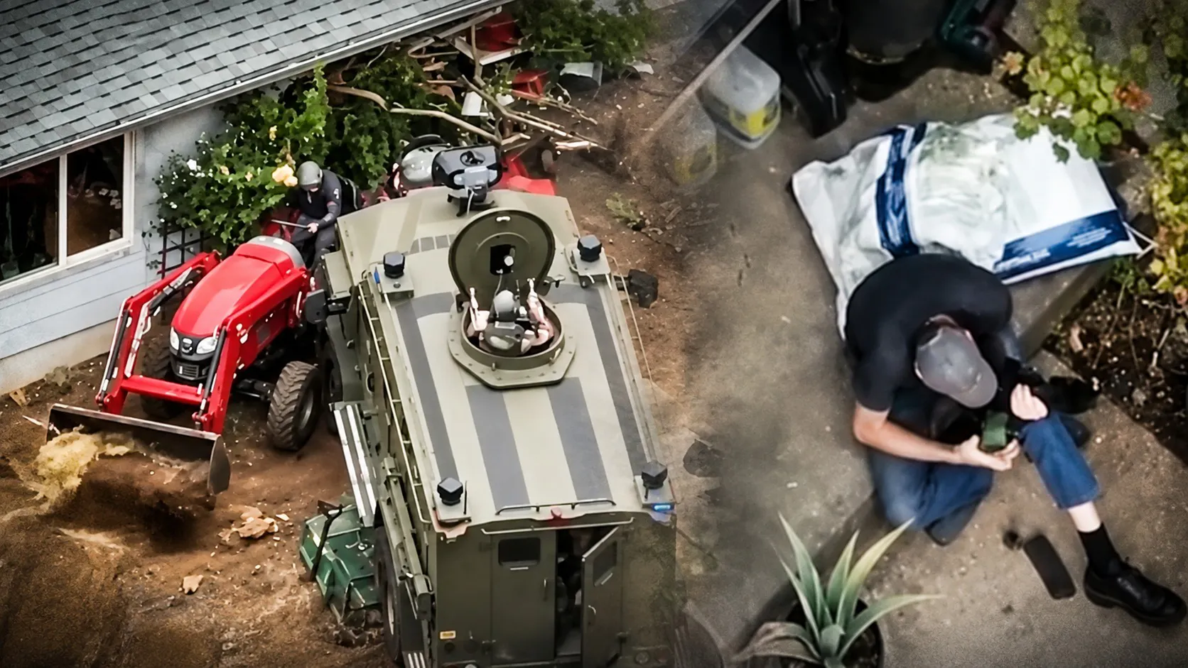 WATCH: SWAT Team Uses Armored Vehicle To Squash Wild Gunman After 200 Shots Fired