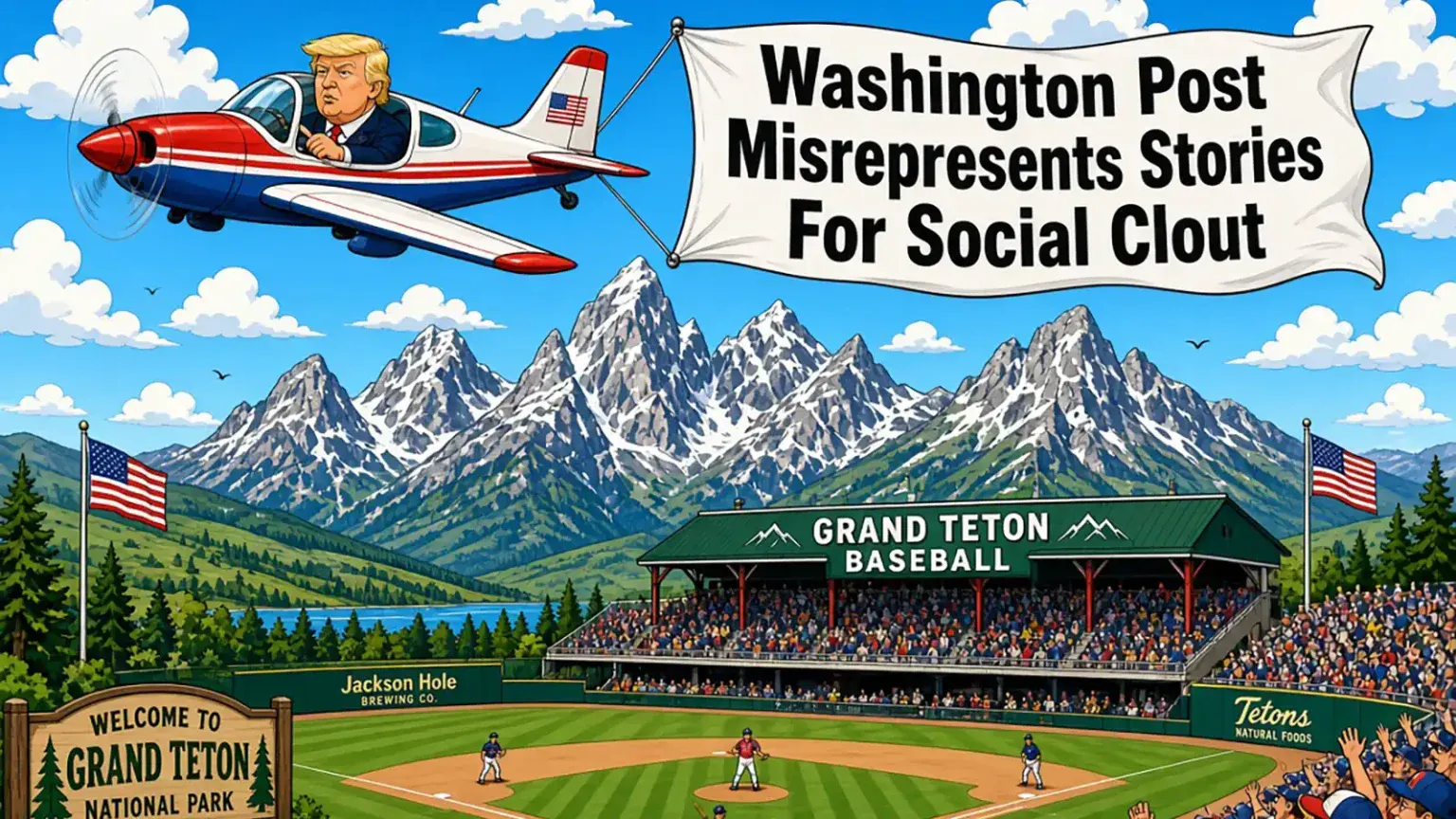No, Trump Is Not Trying To Build A Baseball Stadium In Grand Teton National Park