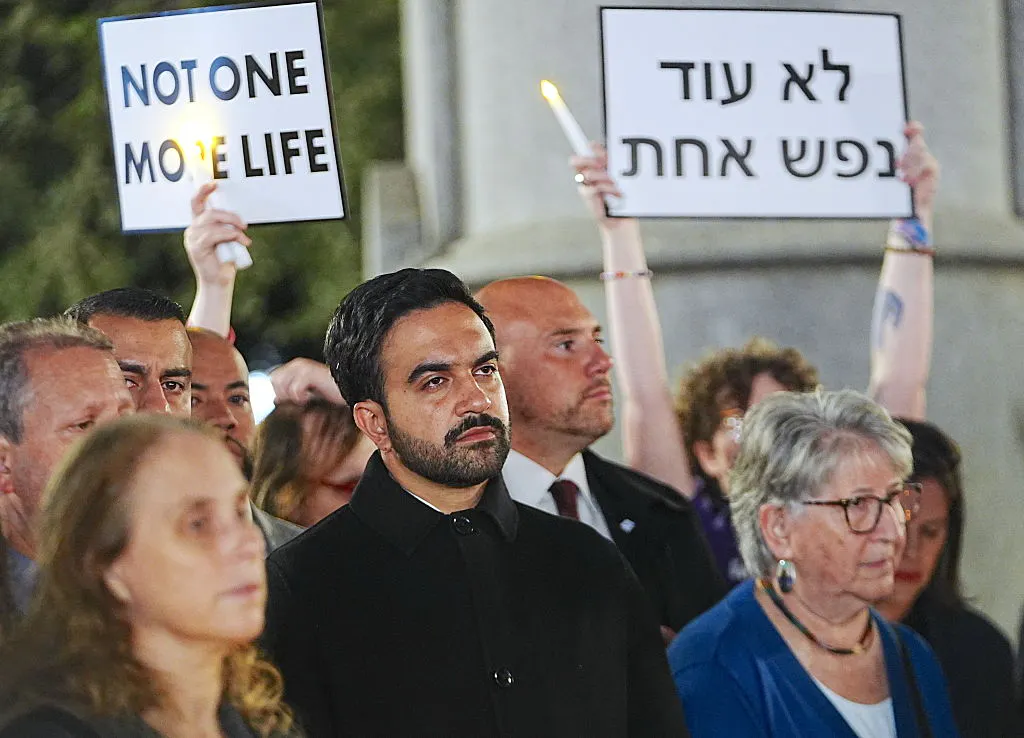 Mamdani Gets A Taste Of The Anti-Israel Mob At October 7 Vigil