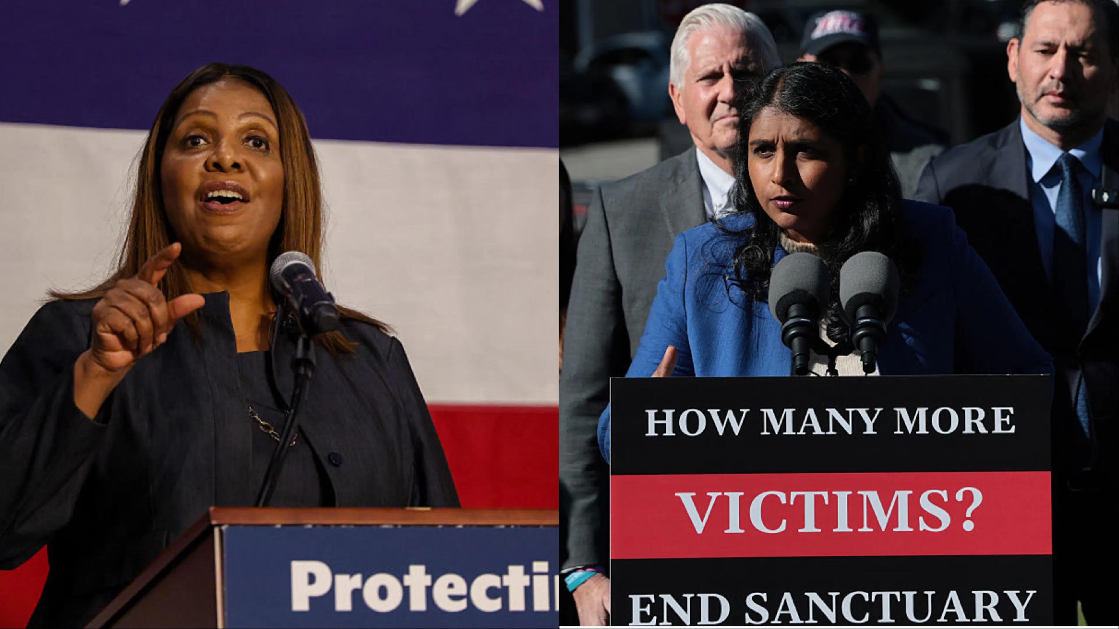 One Debate Question, Two Very Different Worlds For Letitia James And Her GOP Challenger